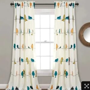 TLF Printed Door Eyelet Curtain for Home, living room, dining room, Kids room and many more