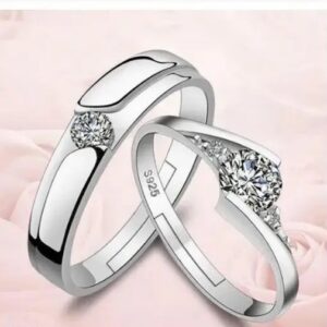 Stainless Steel Adjustable Couple Ring For Men Women Boys Girls