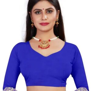 Women’s Soft Banarasi Silk Saree New Collection Sarees With Blouse Piece Firozi