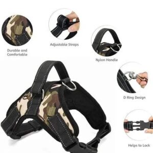 The Pets Popular Army Star Body Belt Comfortable And Adjustable Harness With Rope