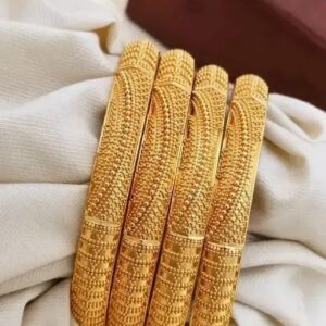 Gold plated Bangles Use For Woman And Girls