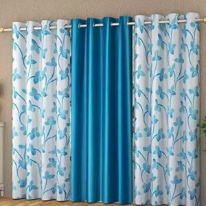 Some Thing New Digitale Print Curtain Pack Of 3 Size 7ft
