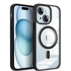 iPhone 15 Back Case Cover | Scratch-Resistant Black Cover for Ultimate Protection