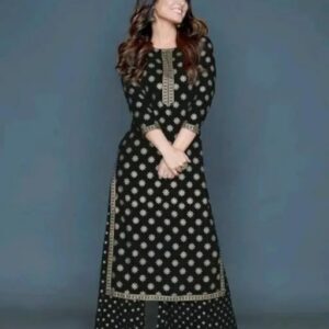 Womens Rayon printed kurta with bottom wear, kurta with pant , kurta set, kurta pant, partywear kurta set