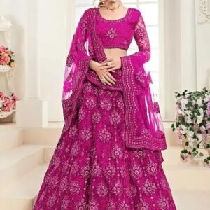 Womans Net Lehenga Choli