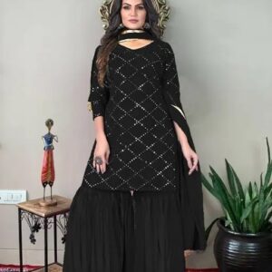 Women Kurti Sharara and dupatta set