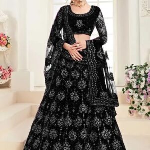Womans Net Lehenga Choli