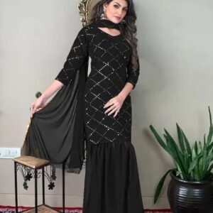Women Kurti Sharara and dupatta set