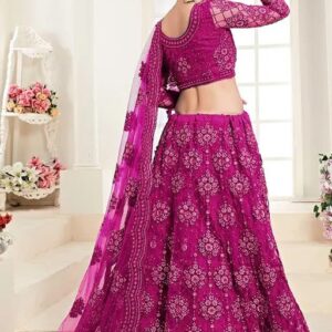 Womans Net Lehenga Choli