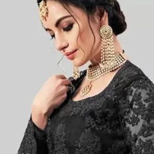 Self Design, Solid, Embellished Semi Stitched Lehenga Choli